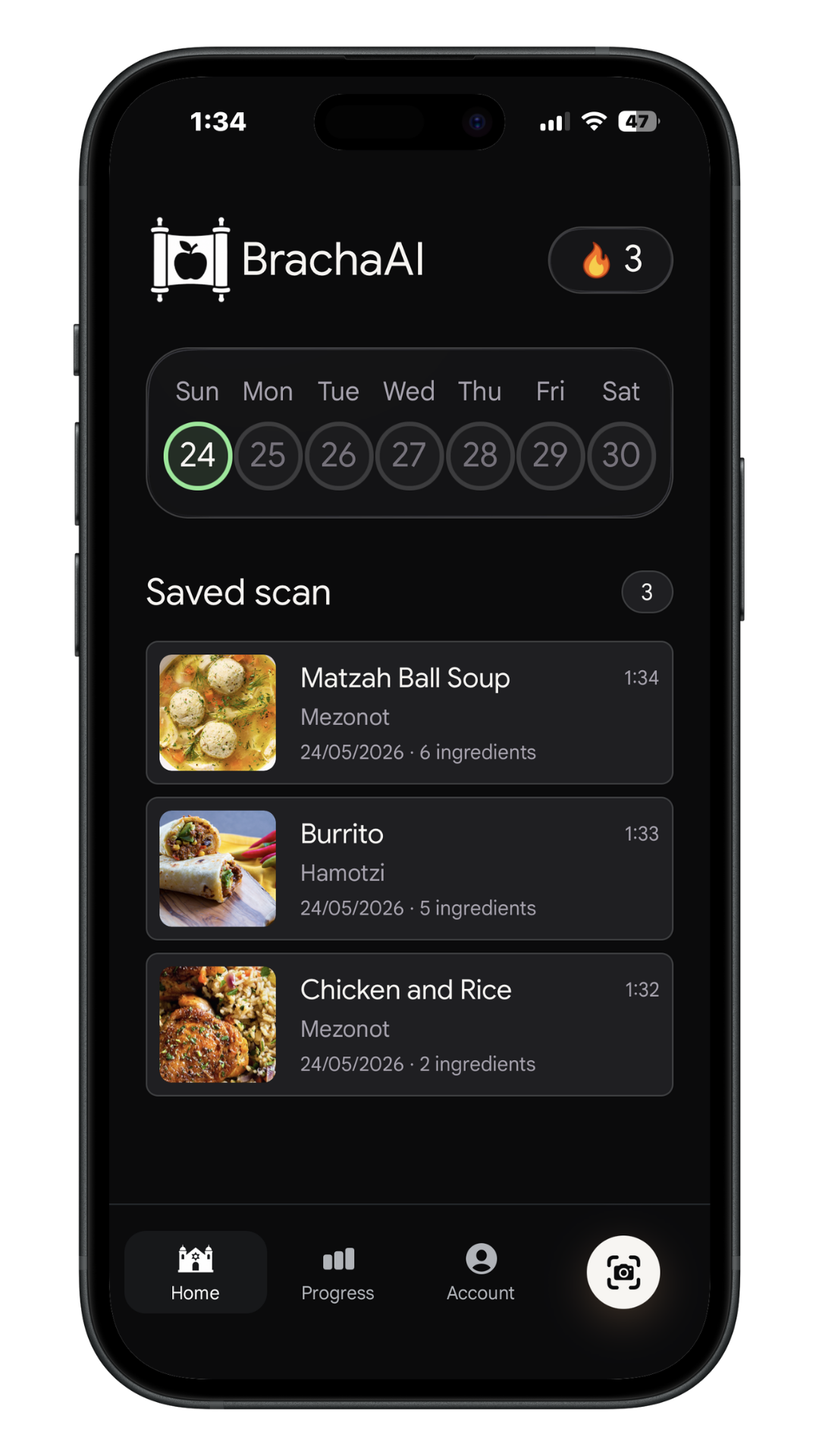 Build Your Daily Bracha Streak